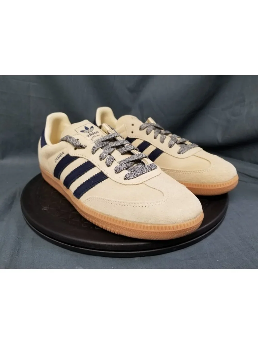 Adidas Samba OG Warm Vanilla Night Indigo Men's Size 8.5 NEW NO BOX!